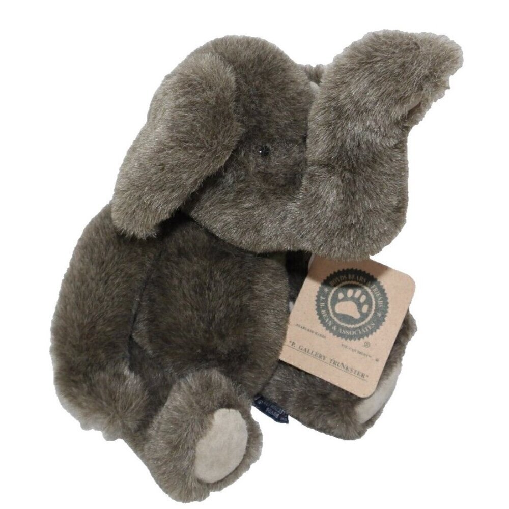 BOYDS BEARS P. Gallery Trunkster 55250 gray 10" elephant stuffed animal, plushie